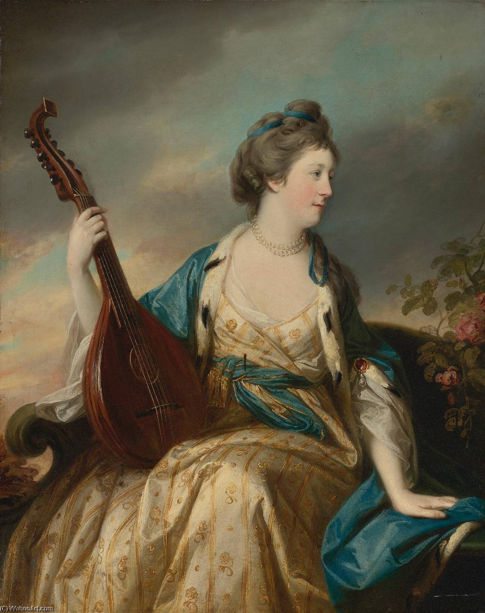 Portrait Of Alice, Countess Of Shipbrook — Francis Cotes