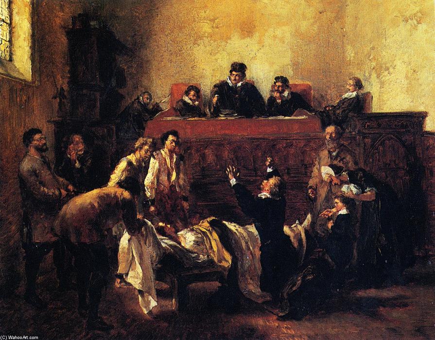 Day Of The Hearing (sketch) — Adolph Von Menzel