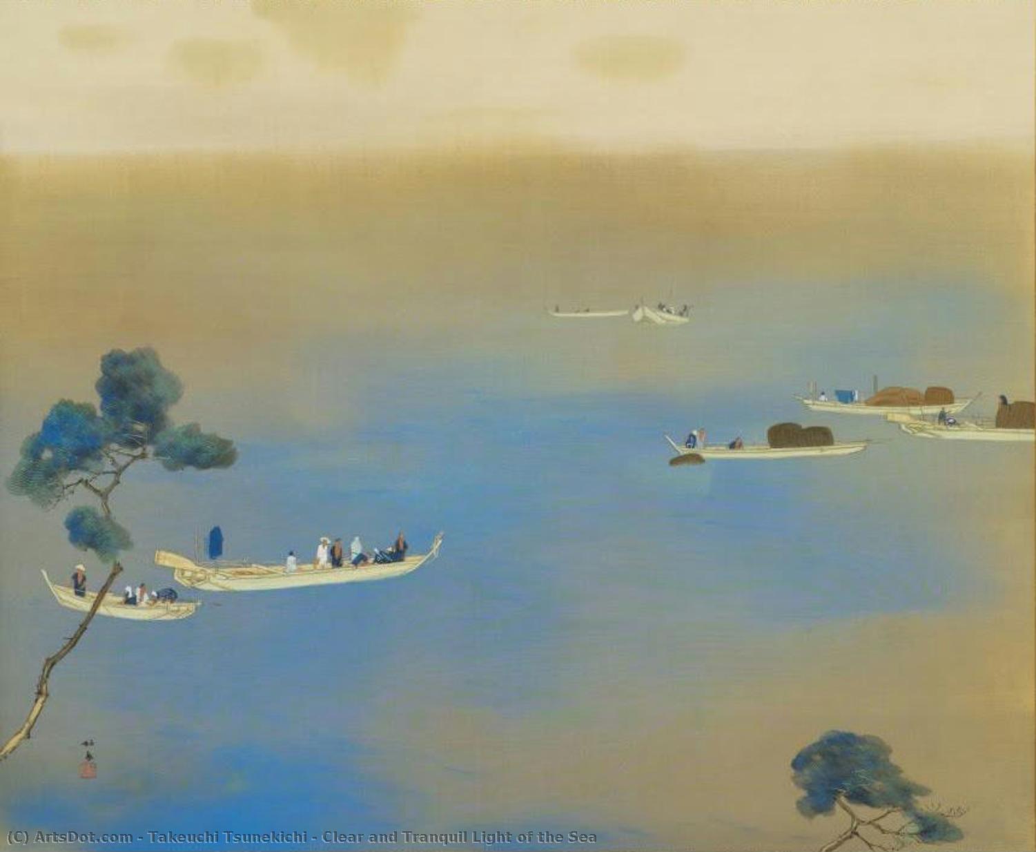 Clear And Tranquil Light Of The Sea — Takeuchi Tsunekichi