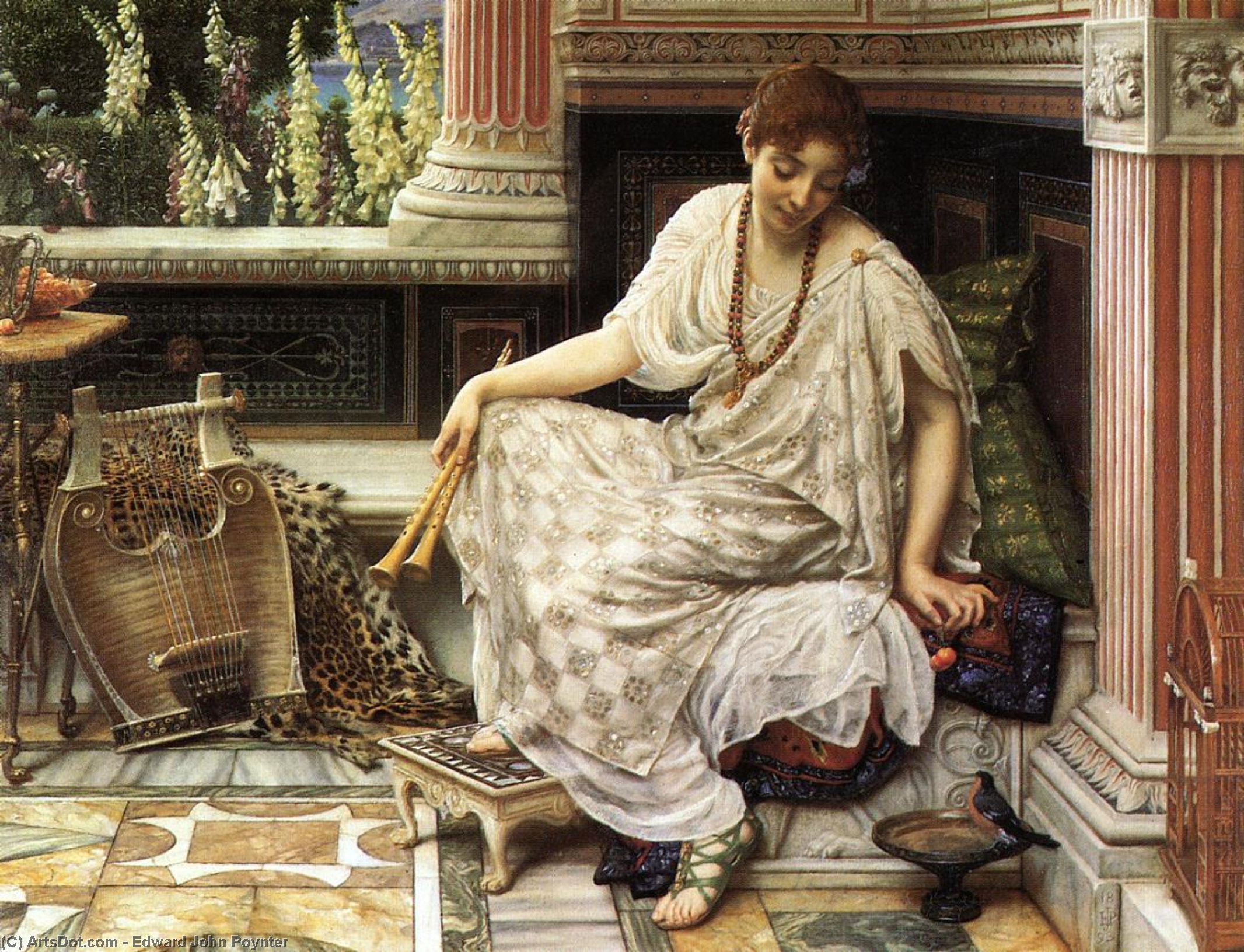 Chloe, Dulces Docta Modos Et Citharae Sciens — Sir Edward John Poynter