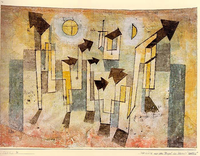 Wall Painting From The Temple Of Longing — Paul Klee