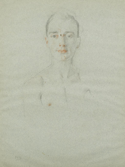 Two Studies For A Portrait Of A Man — Konstantin Andreevic Somov