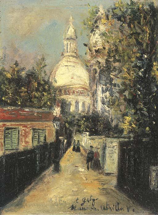 Sacré-coeur De Montmartre, Rue De La Bonne — Maurice Utrillo