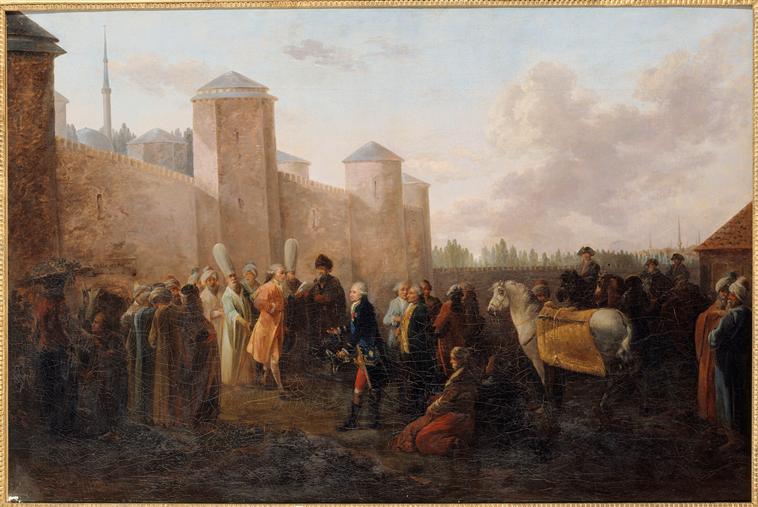 Le Prince Pierre Repnin Delivre De La Prison Des Sept Tours En Presence De Monsieur De Saint Priest.25 Septembre 1773 — Casanova François Joseph