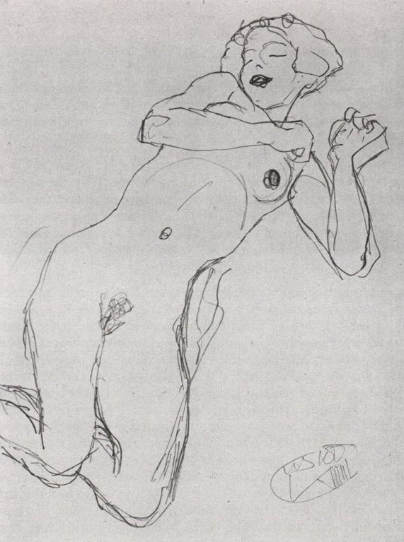 Study For The Maiden — グスタフ・クリムト