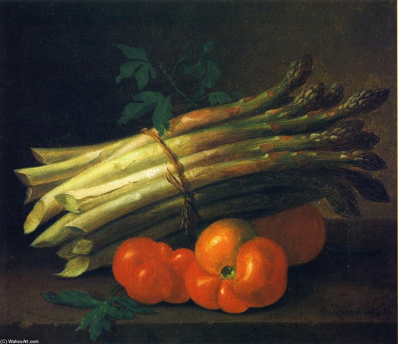 Still Life With Asparagus And Tomatoes — Paul Lacroix