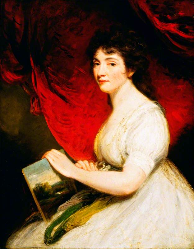 Miss Mary Linwood (1755–1845), Artist In Needlework — John Hoppner