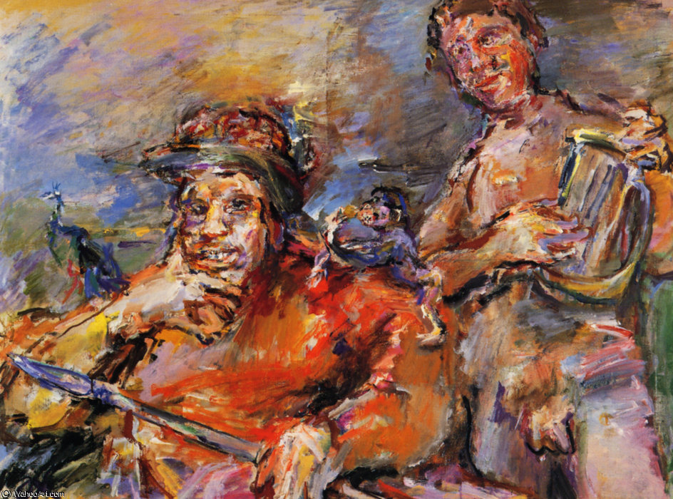 Saül Et David, Huile Sur Toile, — Oskar Kokoschka