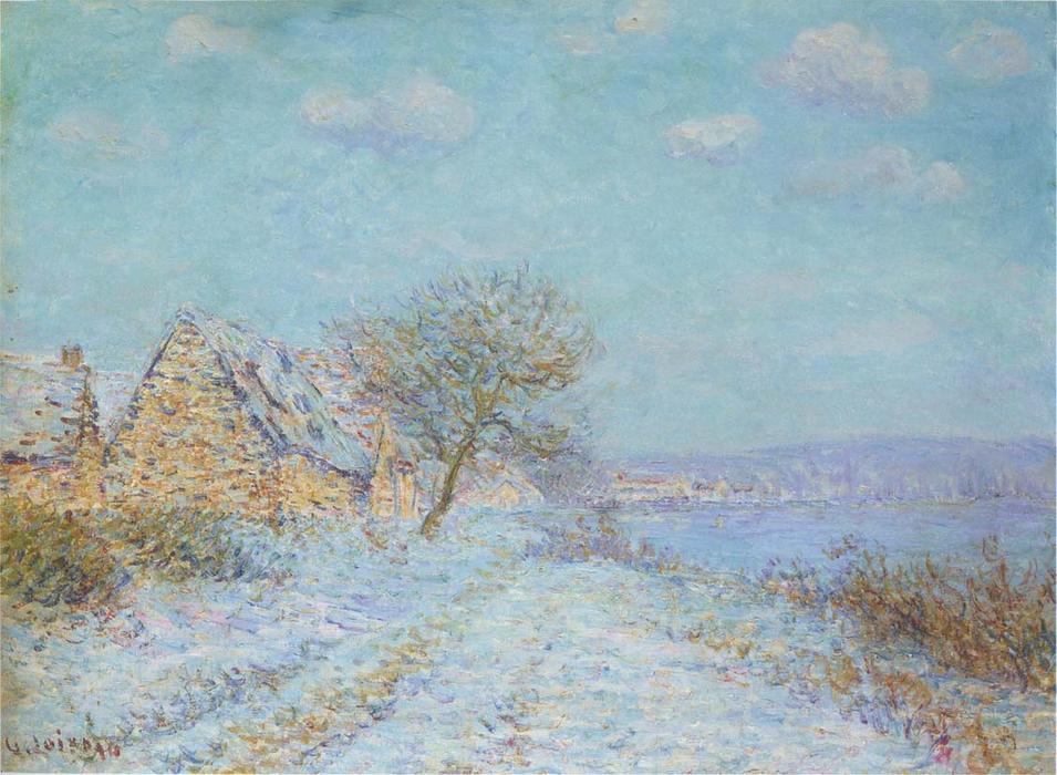 The Seine In Winter Sunlight — Gustave Loiseau