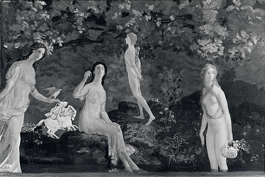 Under The Bough, (painting) — Arthur B. Davies