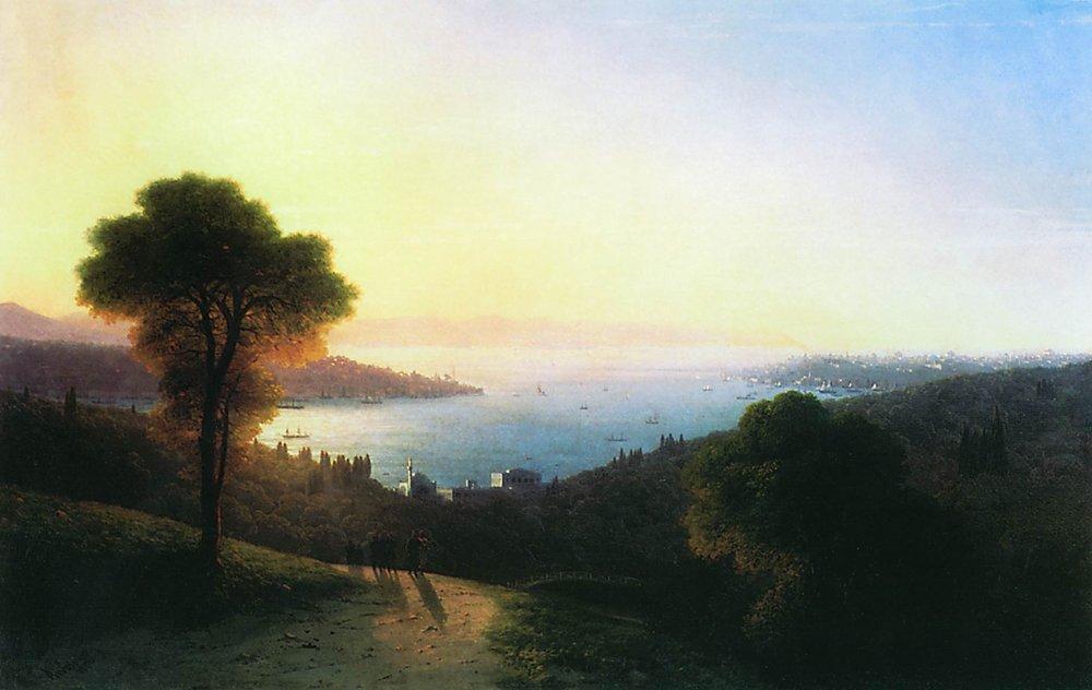 View Of The Bosporus — Ivan Konstantinovich Aivazovsky