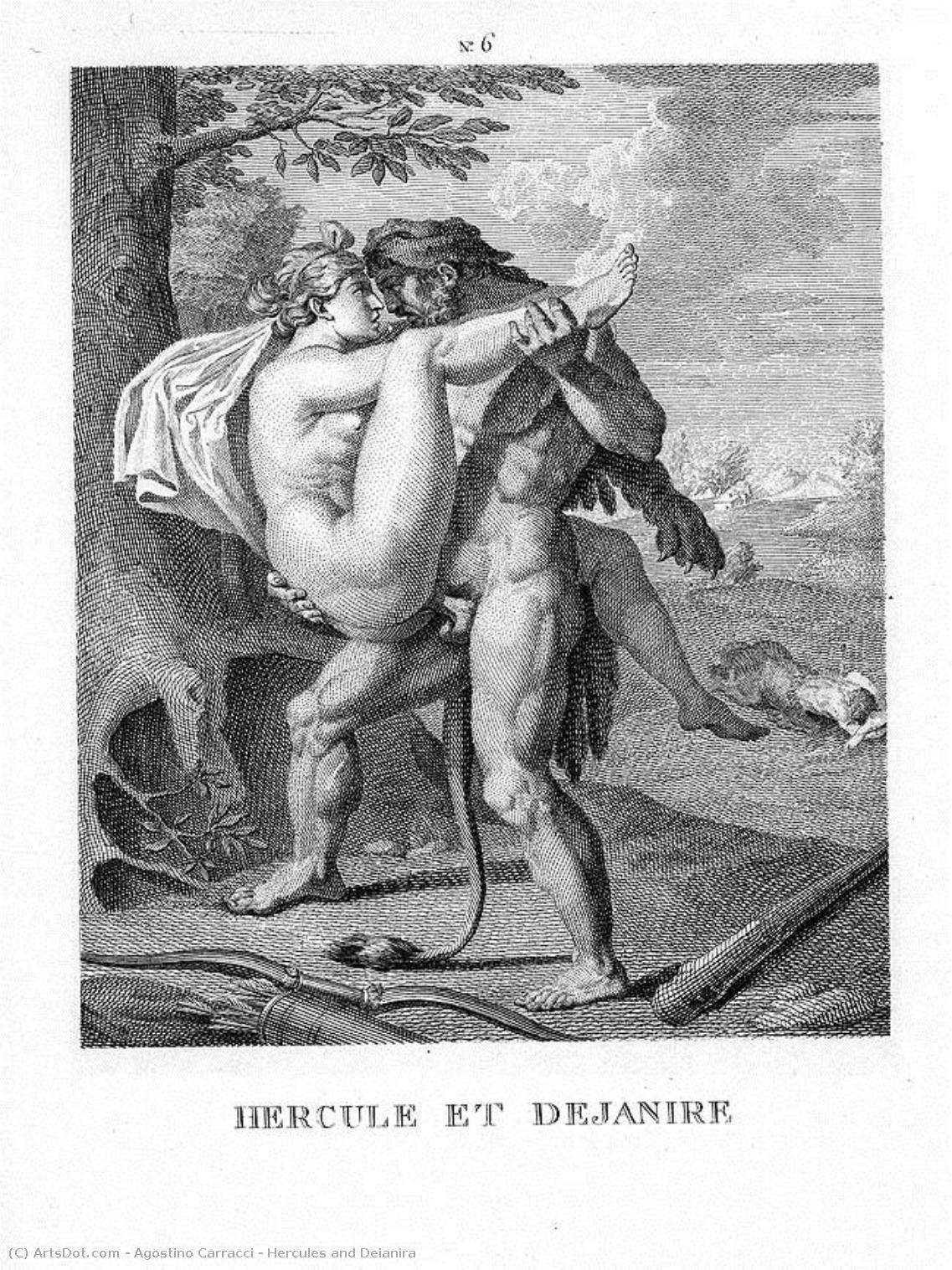 Hercules And Deianira — Agostino Carracci
