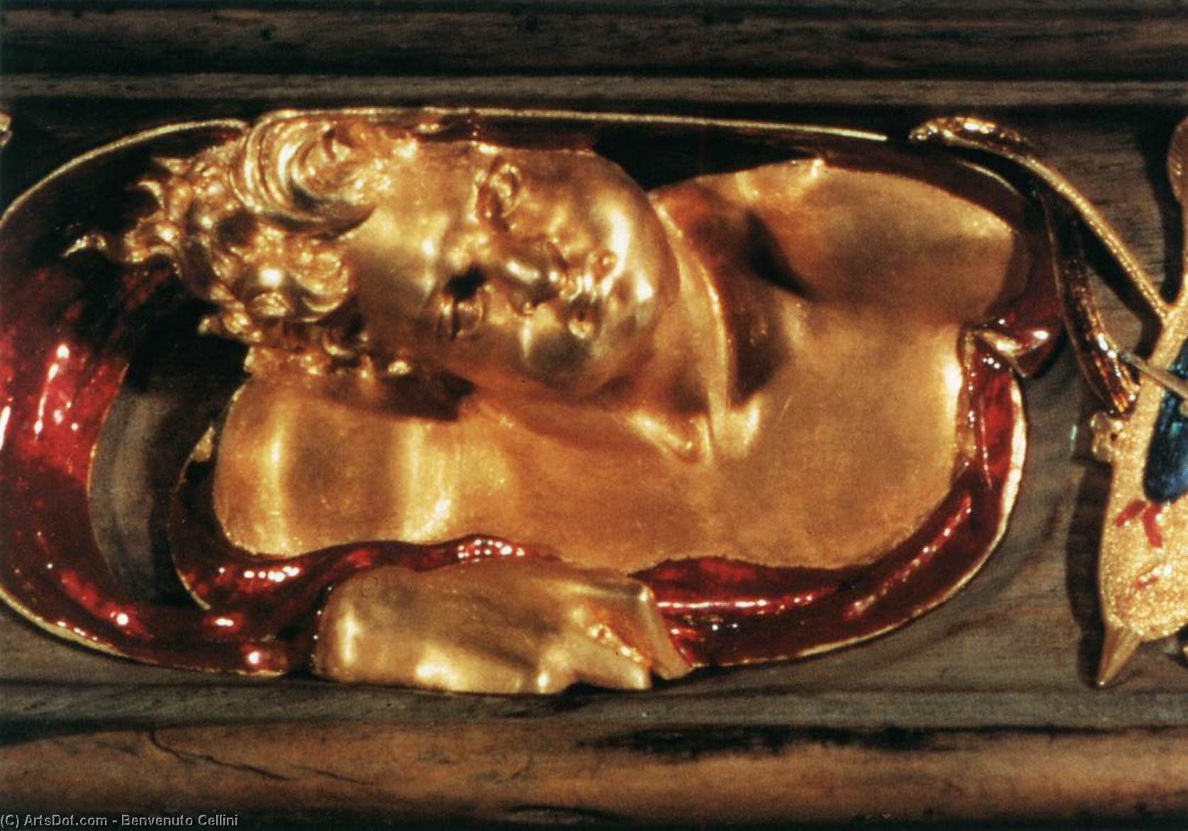 Salt Cellar (detail) — ベネヴェント・チェリーニ