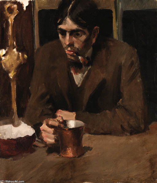 The Brooding Drinker — Alson Skinner Clark