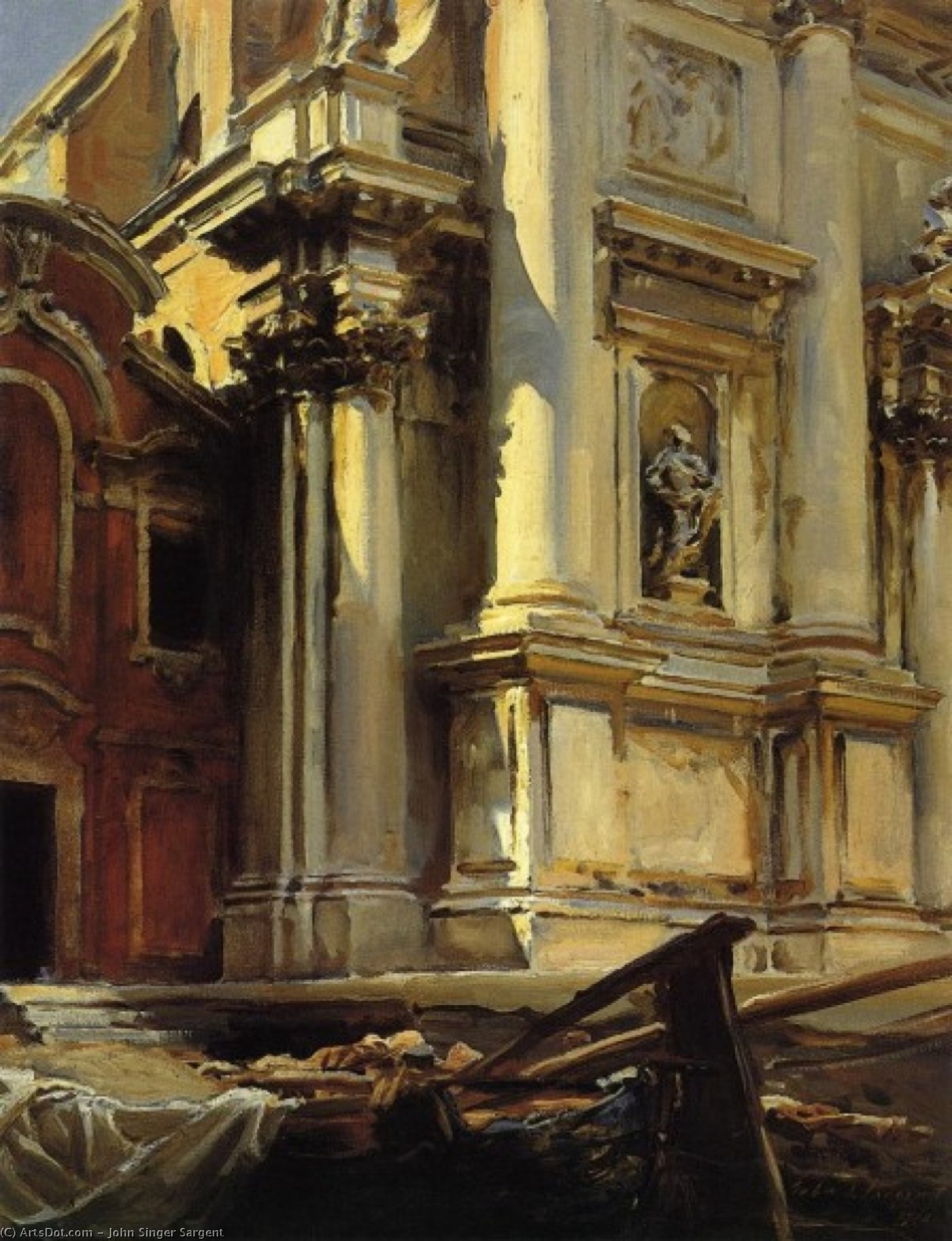 Esquina De La Iglesia De San Stae, Venecia — John Singer Sargent