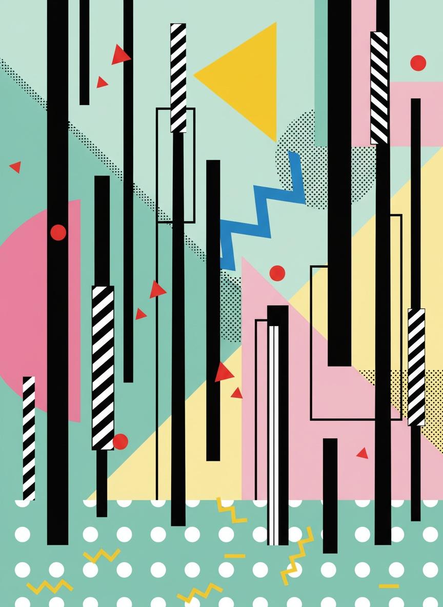 Rhythmic Geometry No. 1: The Pastel Equilibrium — Amélie Rivière