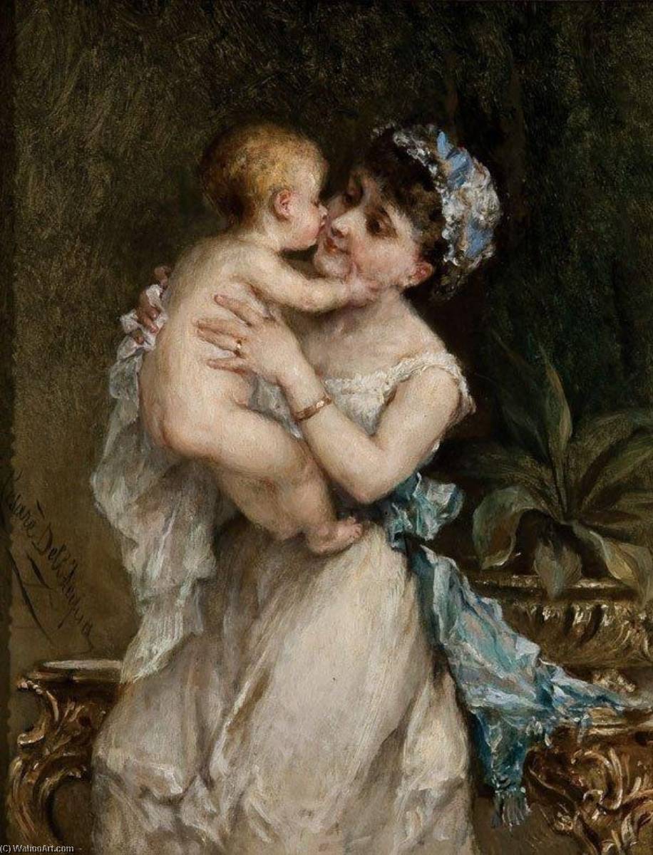 A Mother's Joy — Cesare Dell'acqua