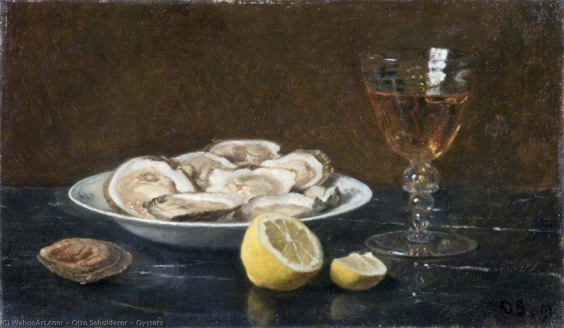 Oysters — Otto Scholderer