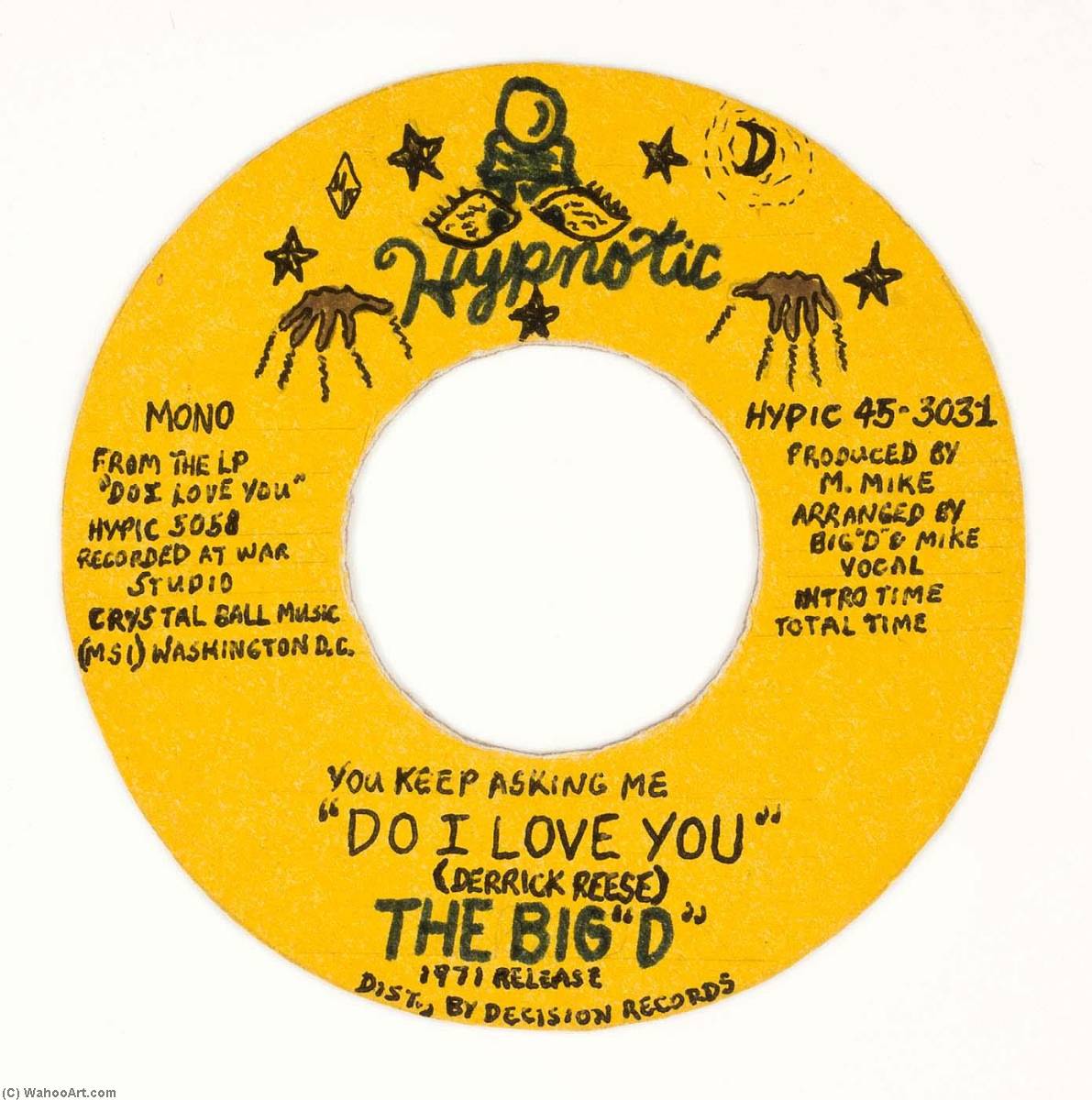Hypnotic You Keep Asking Me Do I Love You (derrick Reese) The Big D — Mingering Mike