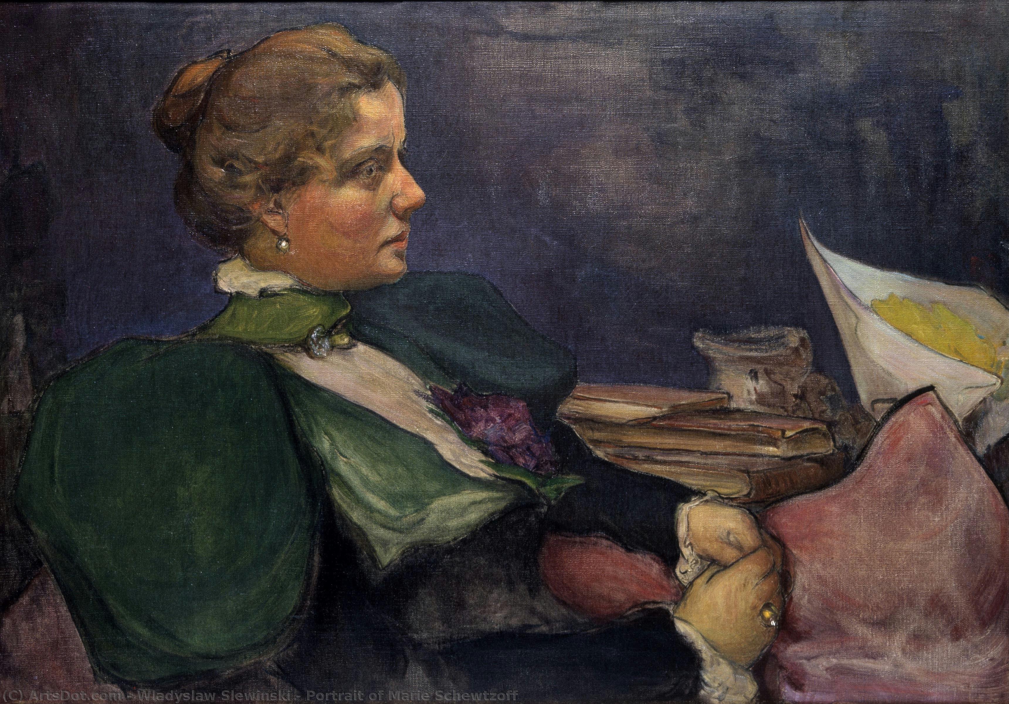 Portrait Of Marie Schewtzoff — Wladyslaw Slewinski