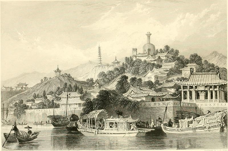 Gardens Of The Imperial Palace — Thomas Allom