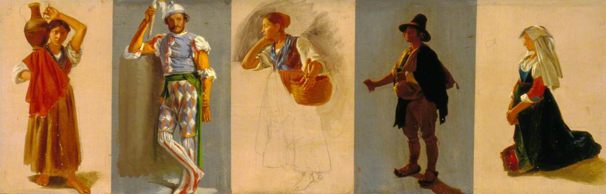 Five Studies Of Italian Characters — Thomas Stuart Smith