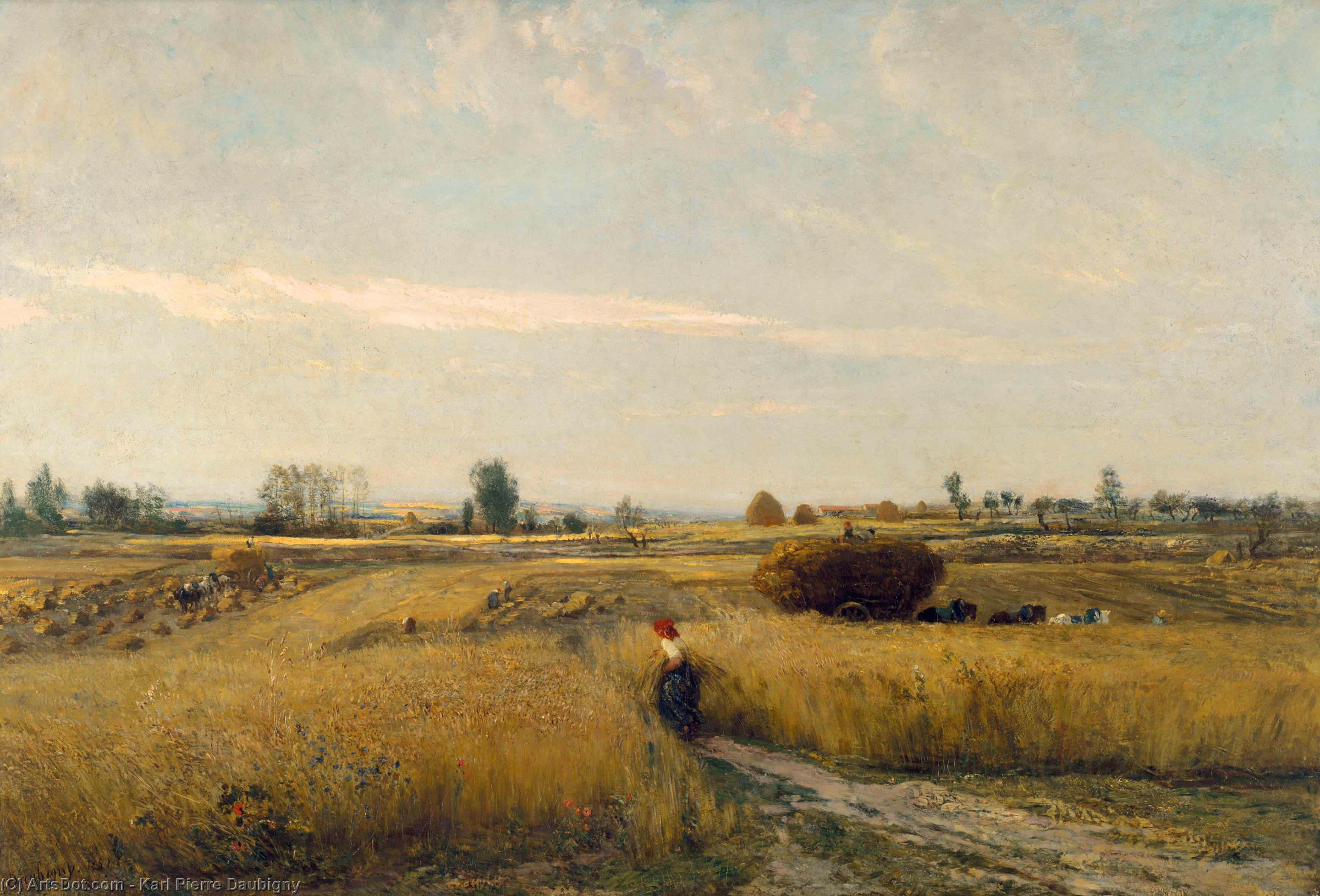 Moisson — Karl Pierre Daubigny