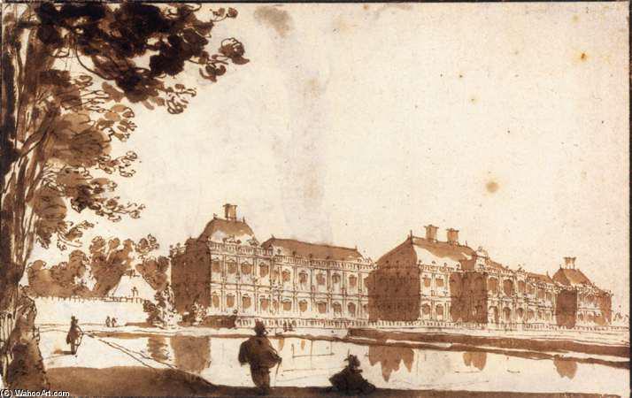 The Huis Ter Nieuburch At Rijswijck, Seen From The South-southwest — Jan De Bisschop
