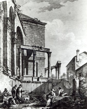 The Temple Of Jupiter In The Palace Of Diocletian — Robert Adam