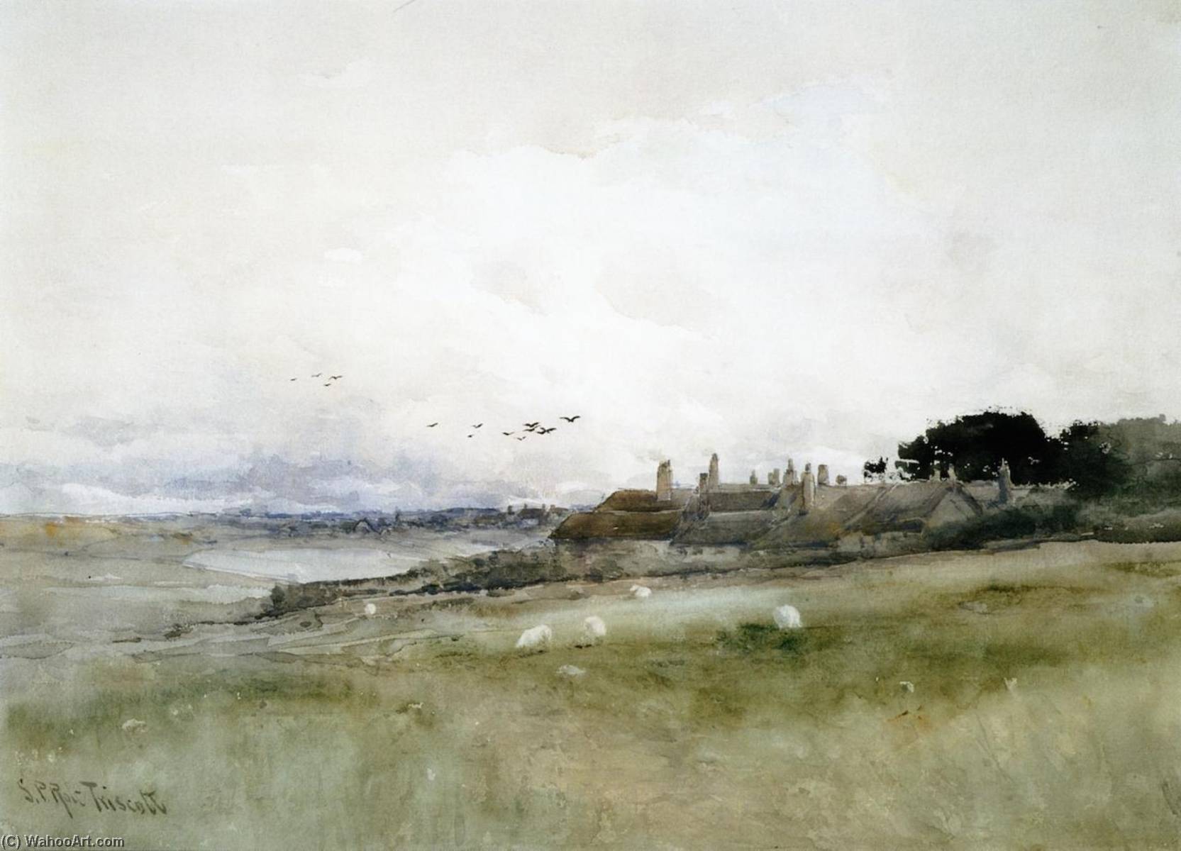 Edge Of The Village, Chagford, Devon, England — Samuel P. R Triscott
