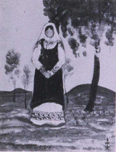 'sketch Of Costumes For ''snow Maiden''' (9) — Nicholas Roerich