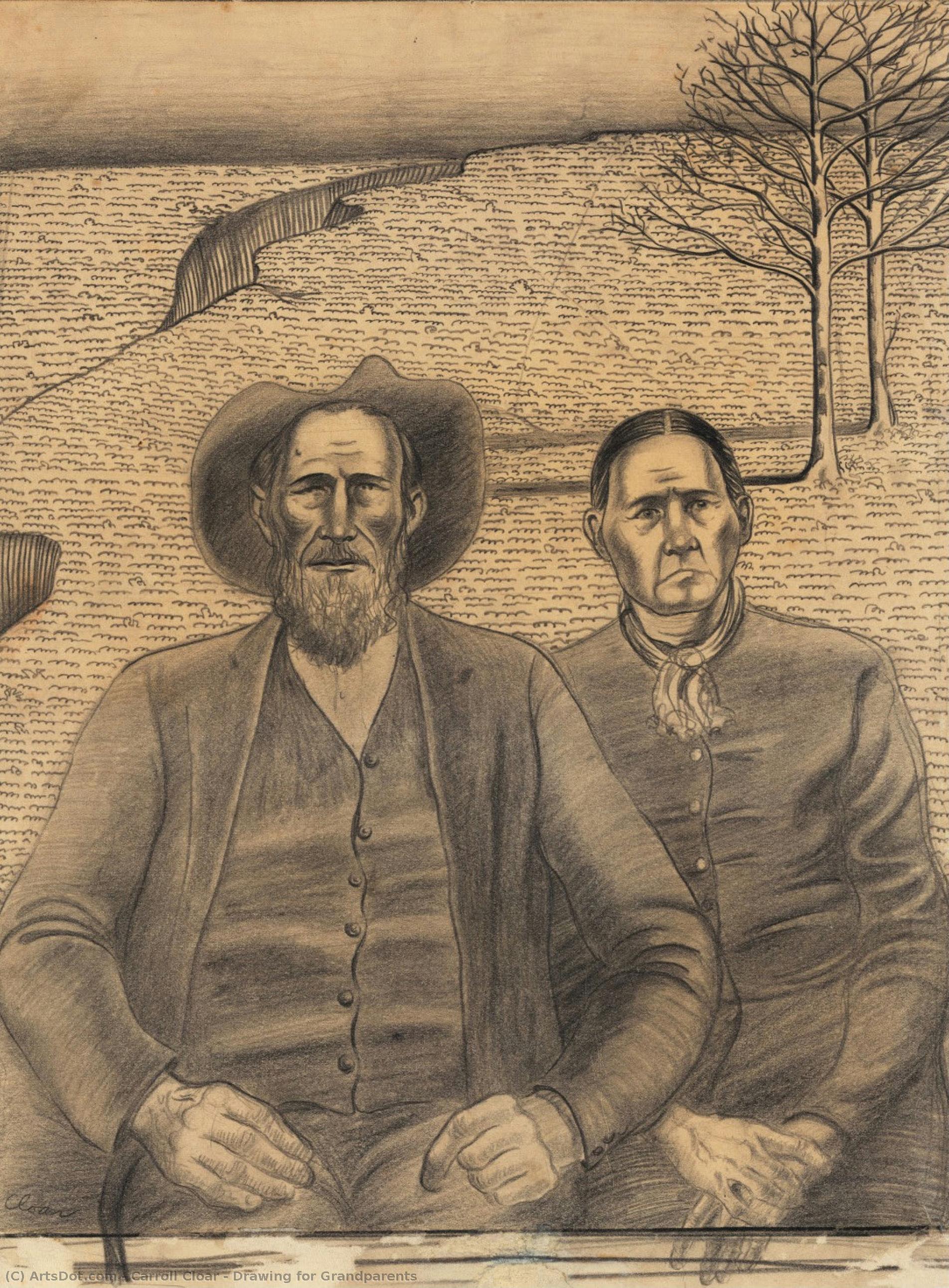 Drawing For Grandparents — Carroll Cloar