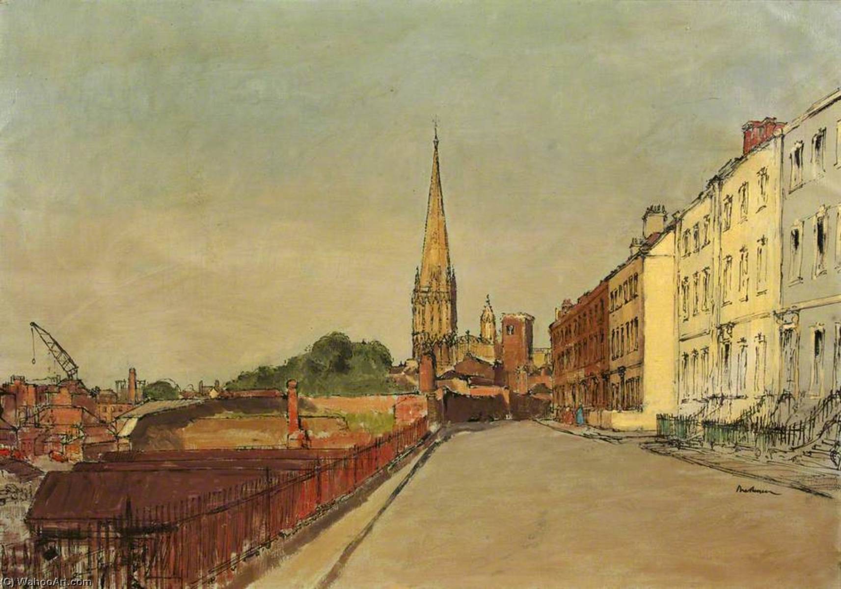 St Mary Redcliffe And The Shot Tower, Bristol — Paul Ayshford Methuen