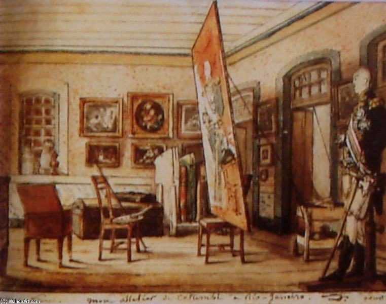 My Studio's Catumbi In Rio De Janeiro — Jean-baptiste Debret