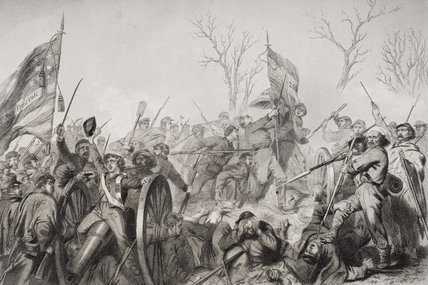 Capture Of The Confederate Flag — Alonzo Chappel