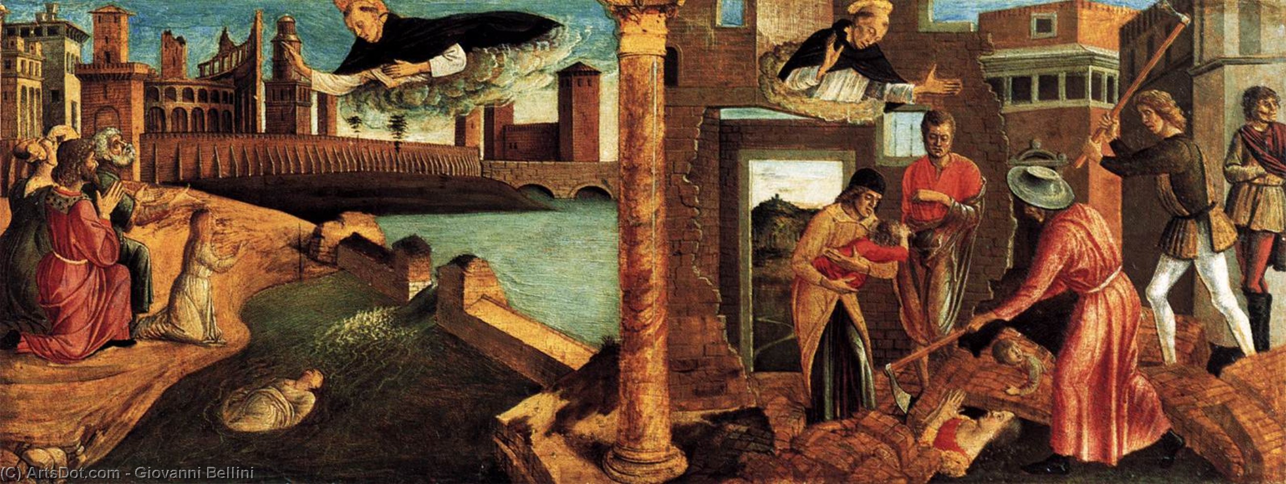 Polyptych Of San Vincenzo Ferreri (predella) — Giovanni Bellini