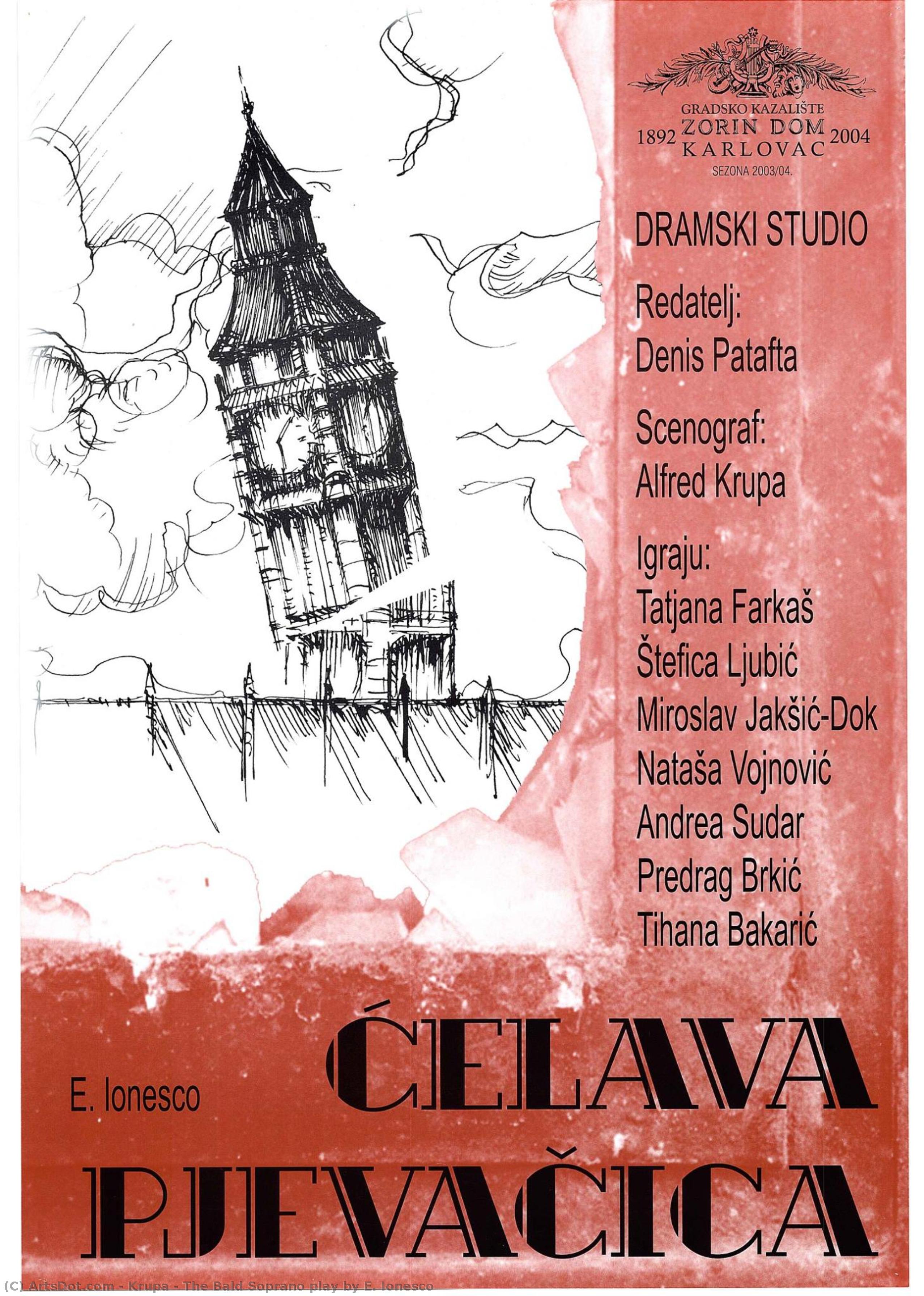 The Bald Soprano Play By E. Ionesco — Alfred Freddy Krupa