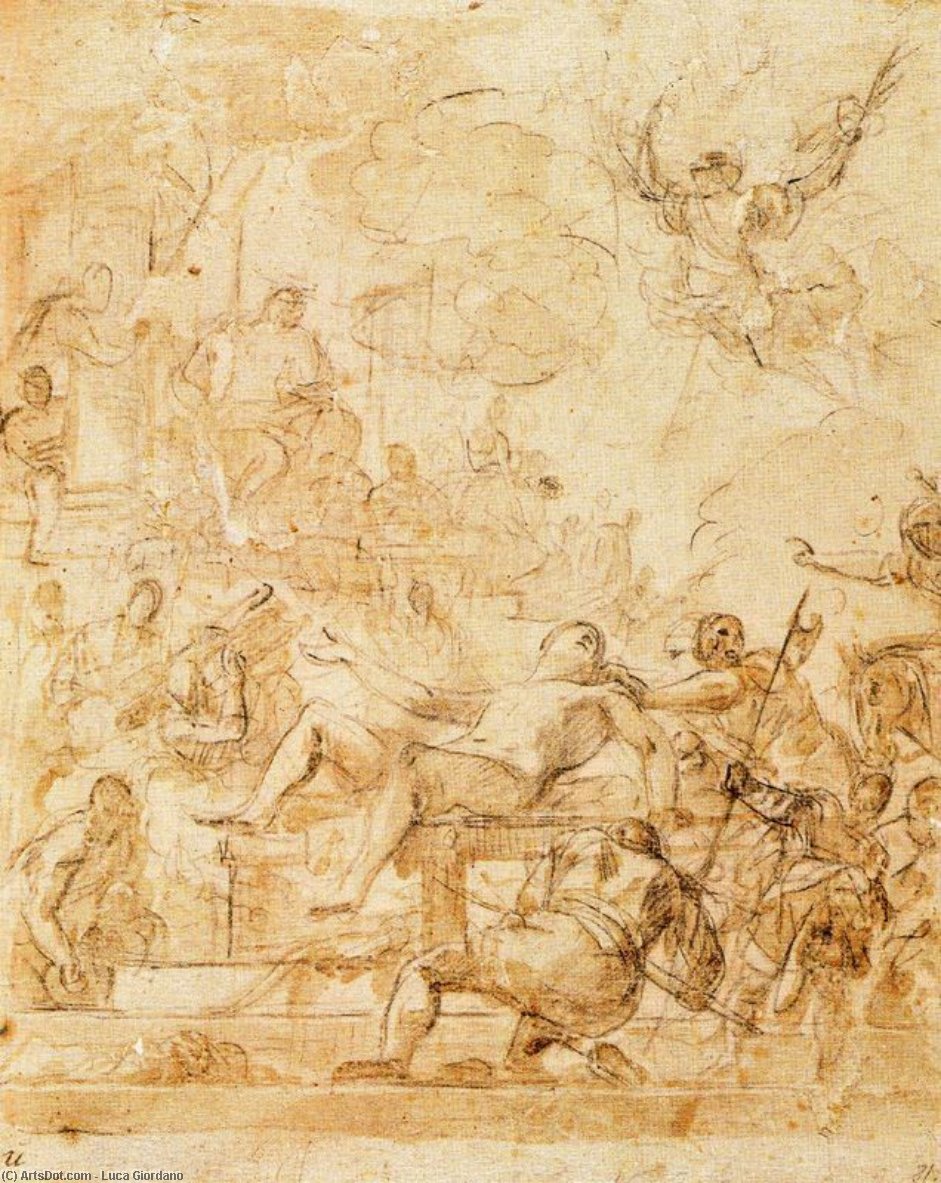 Martyrdom Of Saint Lawrence — Luca Giordano