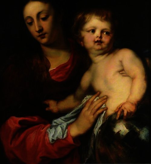 Virgin And Child — Sir Anthony Van Dyck