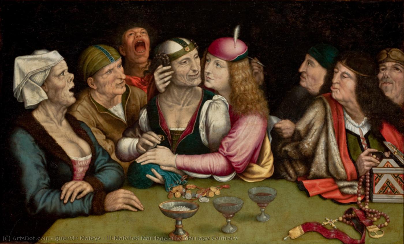 Ill-matched Marriage (the Marriage Contract) — Quentin Matsys