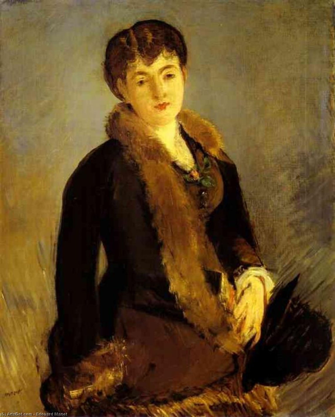 Retrato De Mademoiselle Isabelle Lemonnier — Édouard Manet