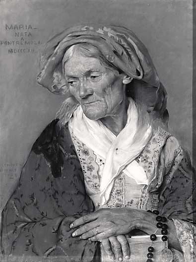 Maria, (painting) — Julius Rolshoven
