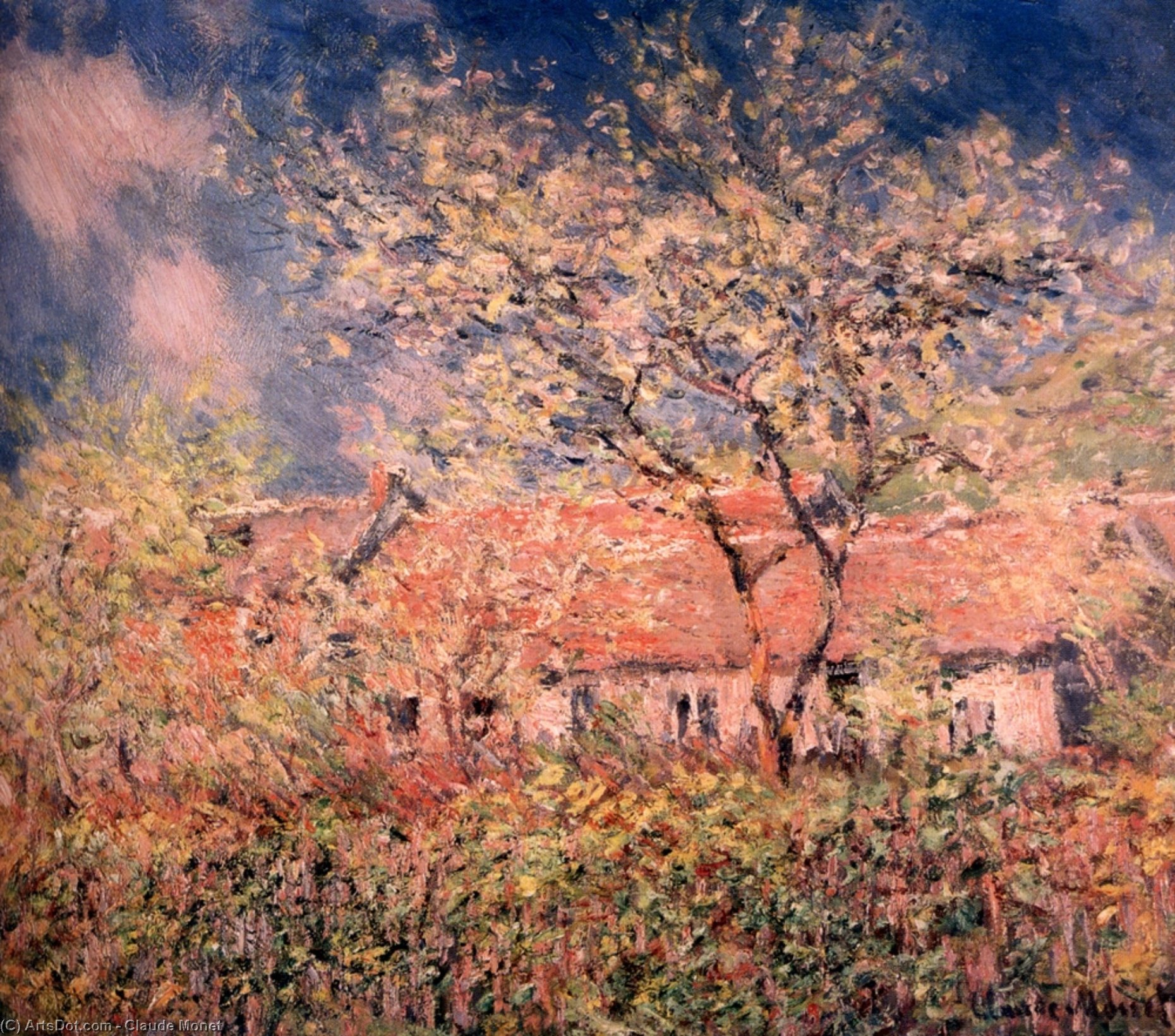 Frühling In Giverny — Claude Monet