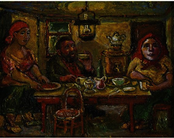 A Hearty Supper — Давид Бурлюк