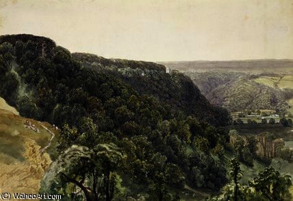 Rievaulx Abbey From The West — Уильям Генри Бэррэтт