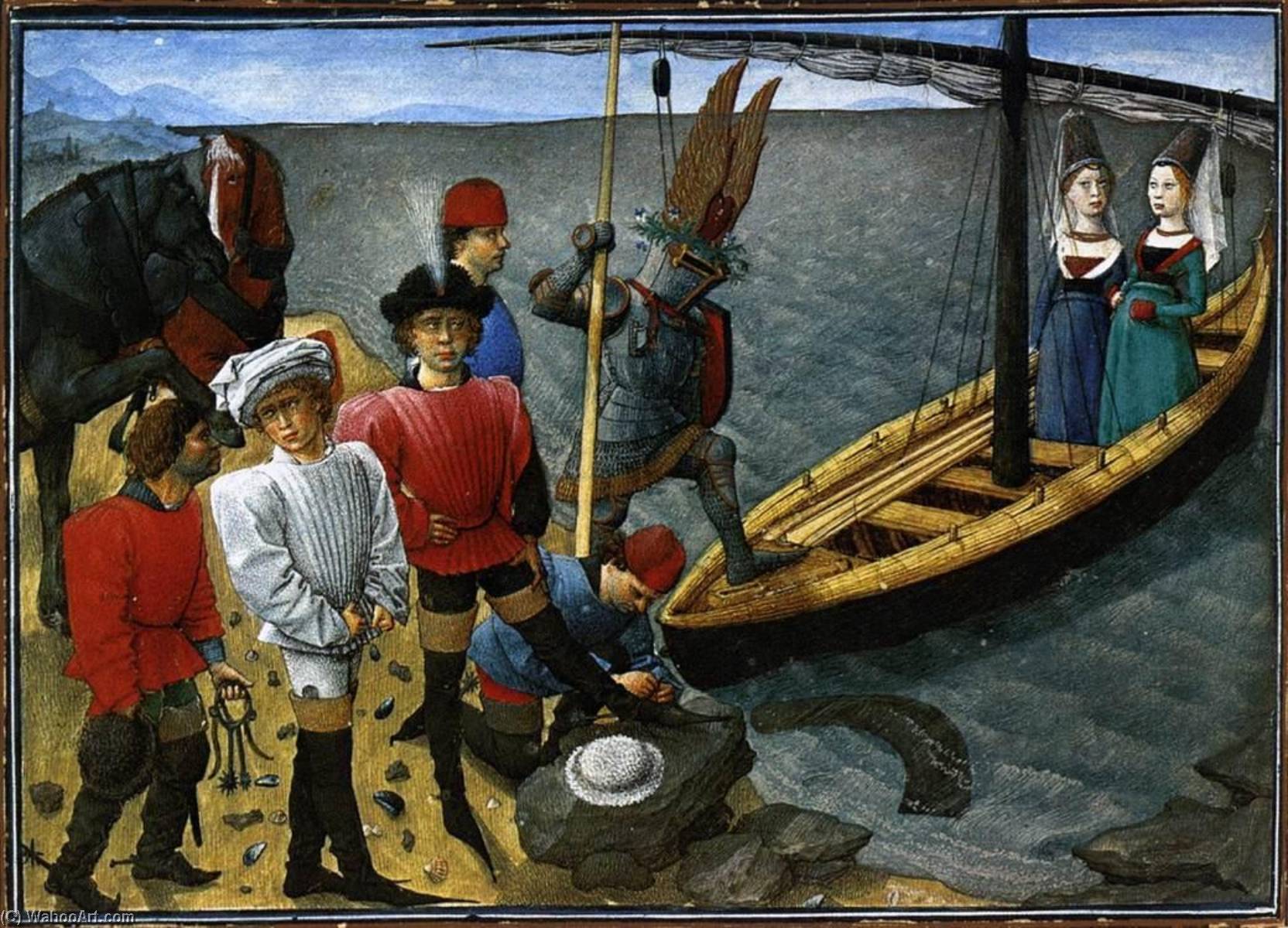 René D'anjou Livre Du Cuer D'amours Espris — Barthélemy D'eyck