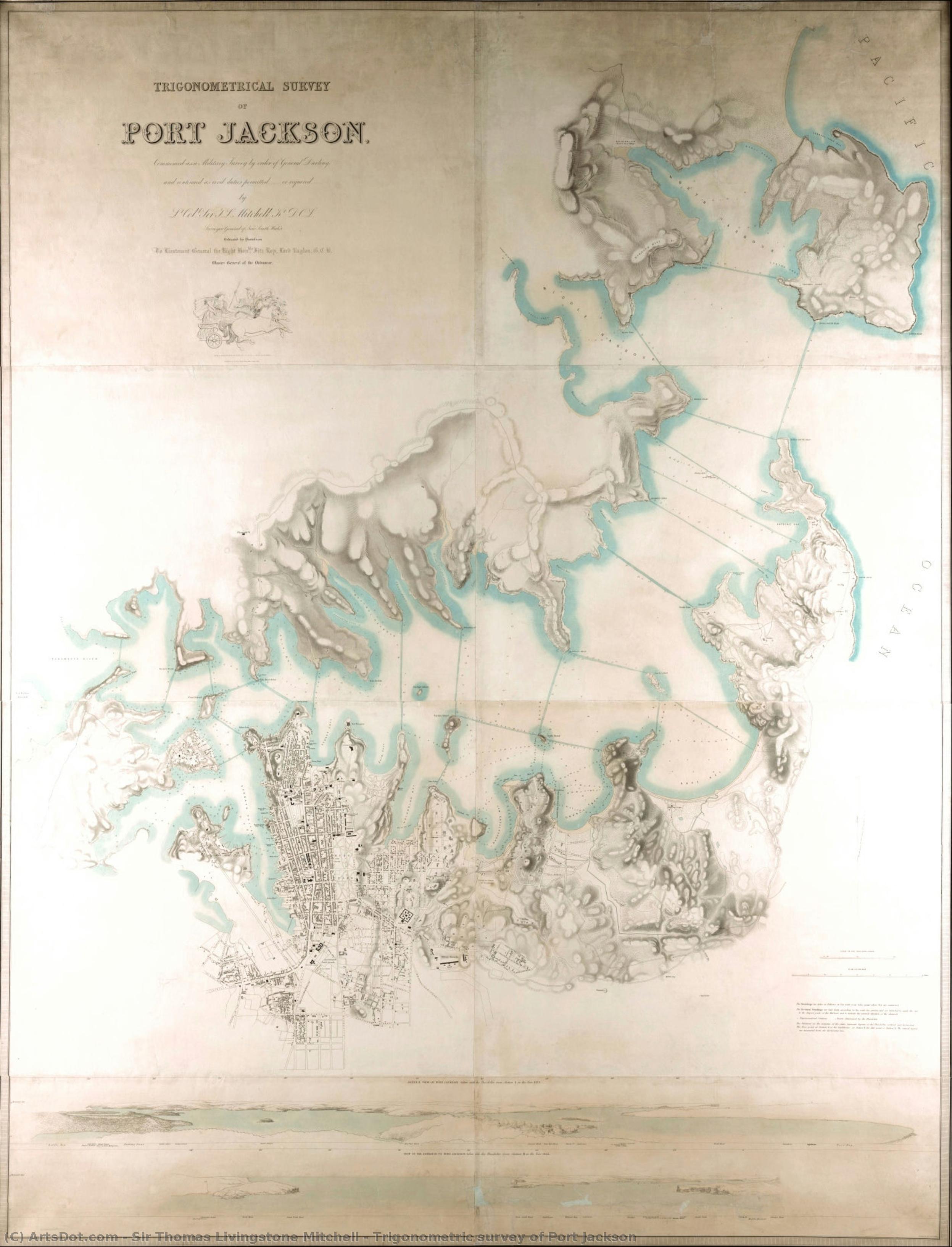Trigonometric Survey Of Port Jackson — Sir Thomas Livingstone Mitchell