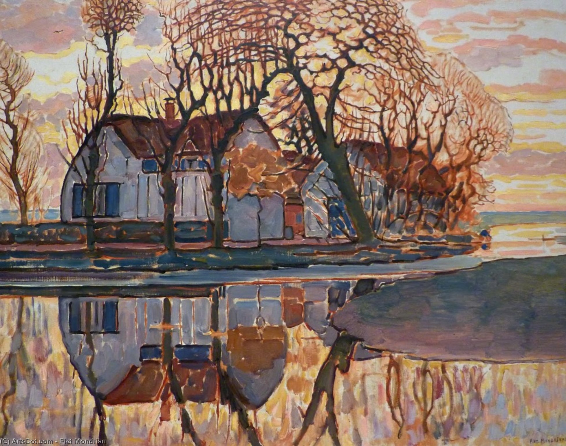 Farm At Duivendrecht — Piet Mondrian