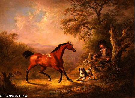 A Groom Feeding A Horse — ソーリー・ギルピン
