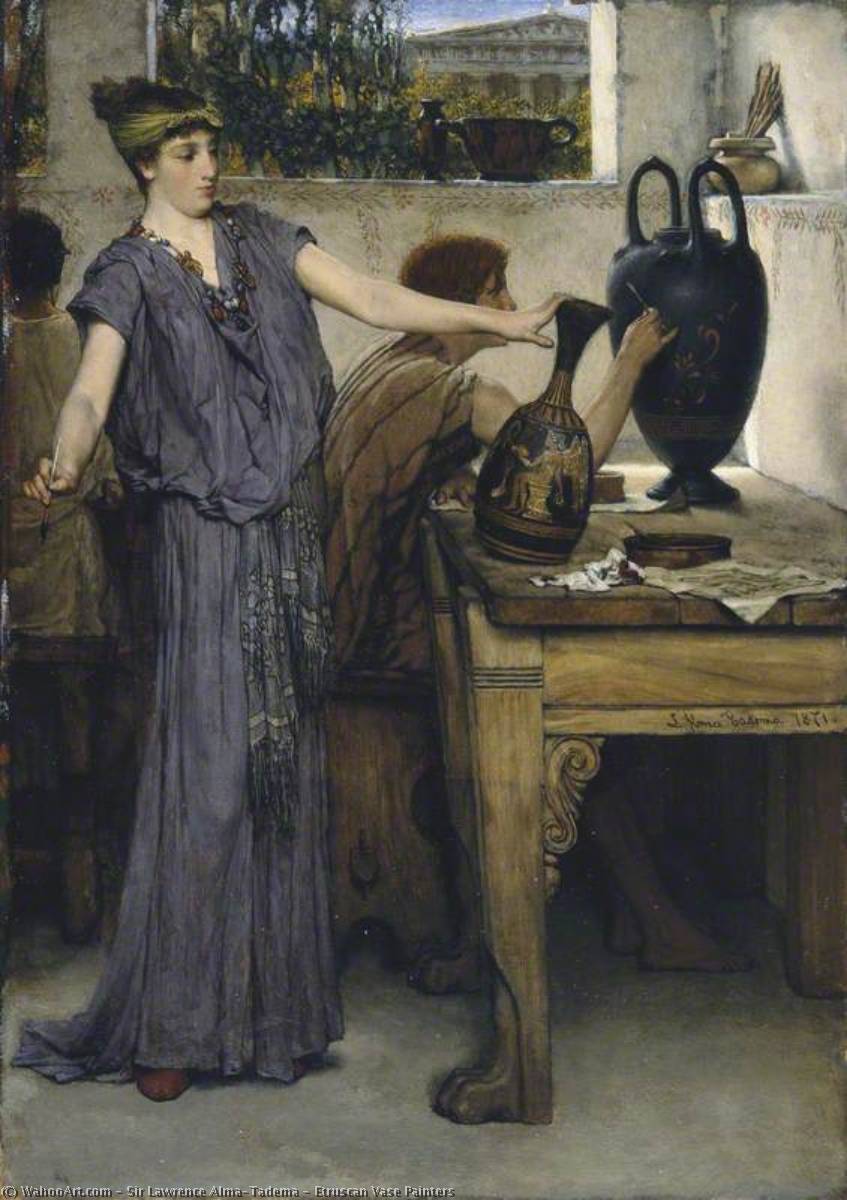 Etruscan Vase Painters — Lourens Alma Tadema